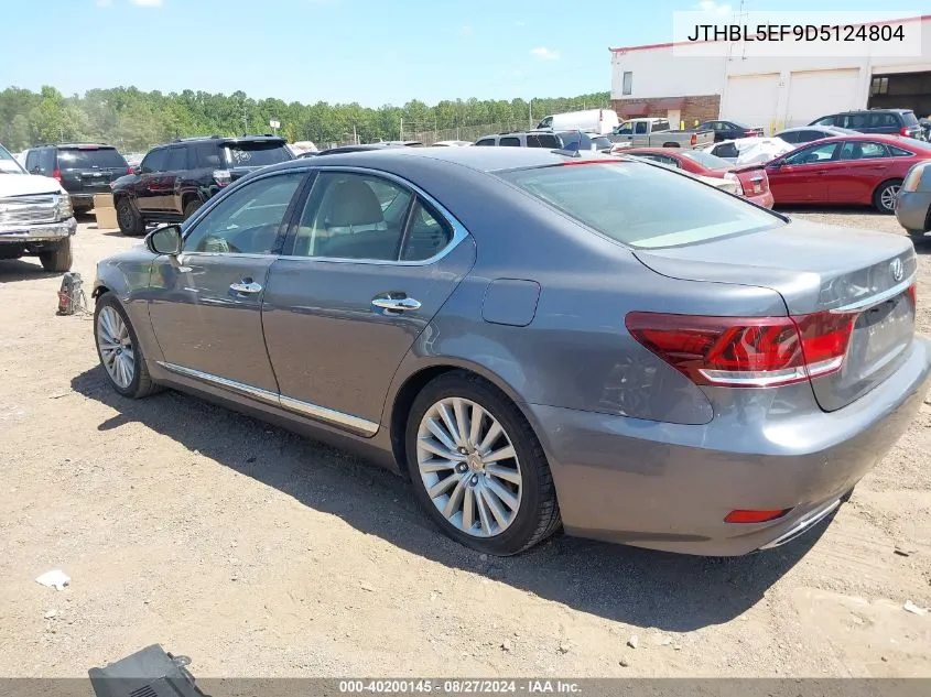 JTHBL5EF9D5124804 2013 Lexus Ls 460