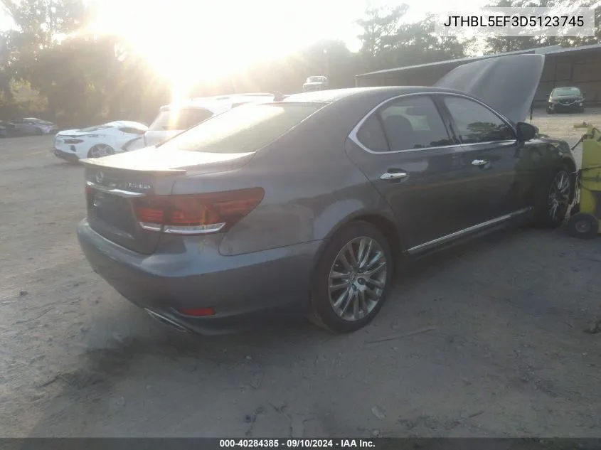 2013 Lexus Ls 460 460 VIN: JTHBL5EF3D5123745 Lot: 40284385