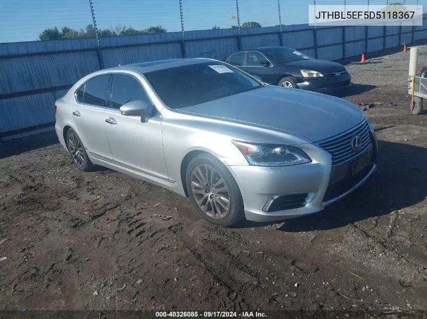 JTHBL5EF5D5118367 2013 Lexus Ls 460