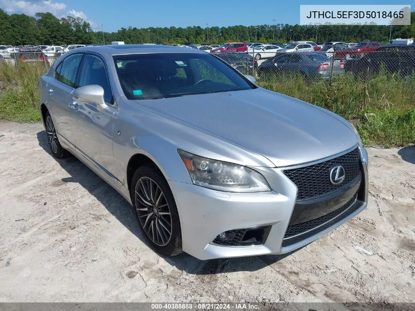 2013 Lexus Ls 460 VIN: JTHCL5EF3D5018465 Lot: 40388888