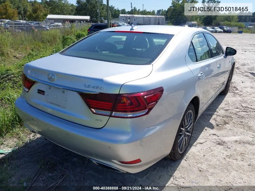 JTHCL5EF3D5018465 2013 Lexus Ls 460