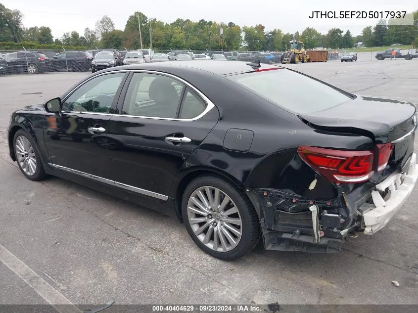 JTHCL5EF2D5017937 2013 Lexus Ls 460