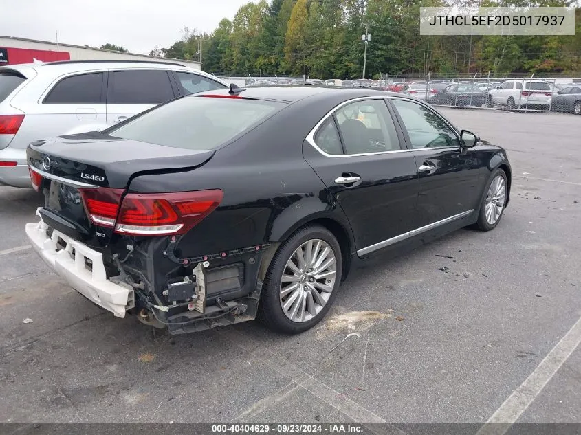 JTHCL5EF2D5017937 2013 Lexus Ls 460