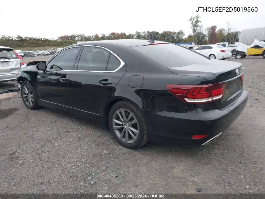 JTHCL5EF2D5019560 2013 Lexus Ls 460