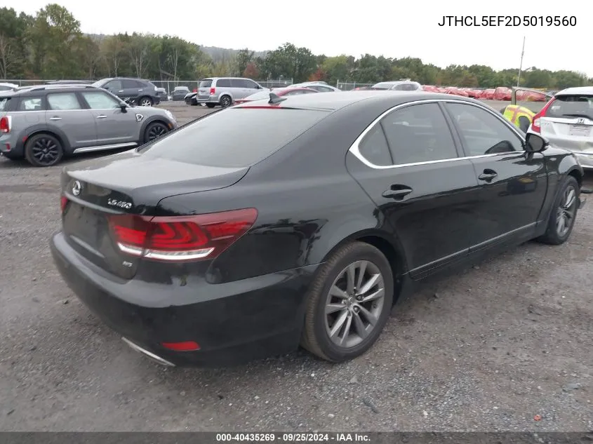 JTHCL5EF2D5019560 2013 Lexus Ls 460