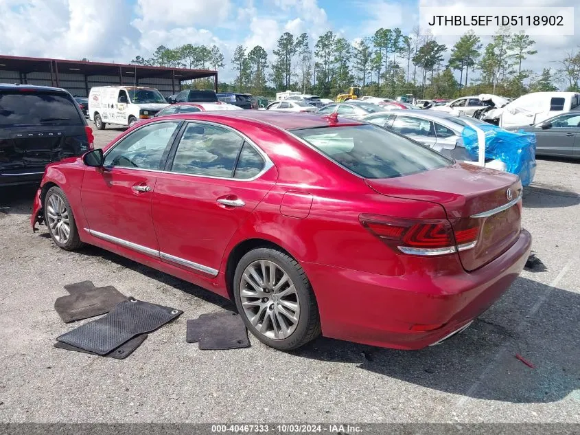 JTHBL5EF1D5118902 2013 Lexus Ls 460