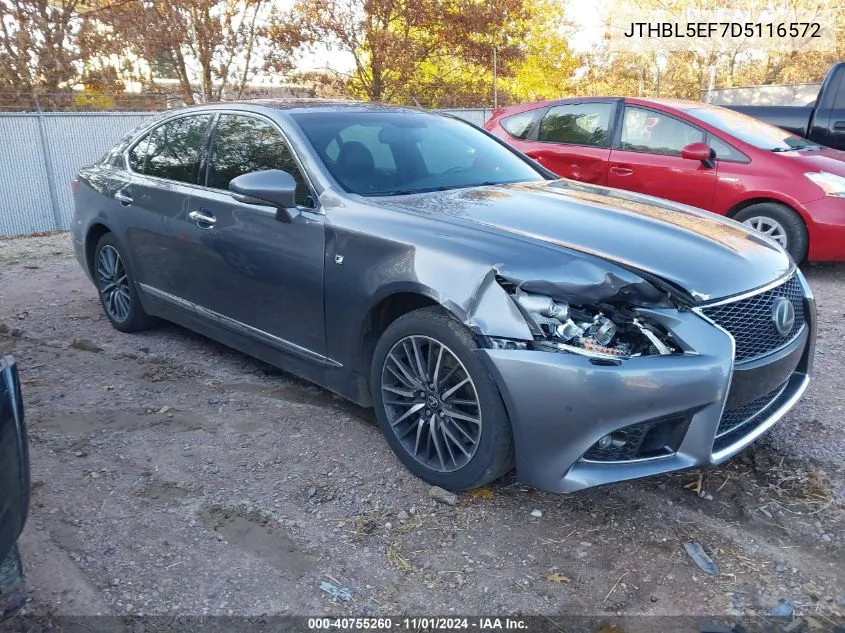 2013 Lexus Ls 460 VIN: JTHBL5EF7D5116572 Lot: 40755260