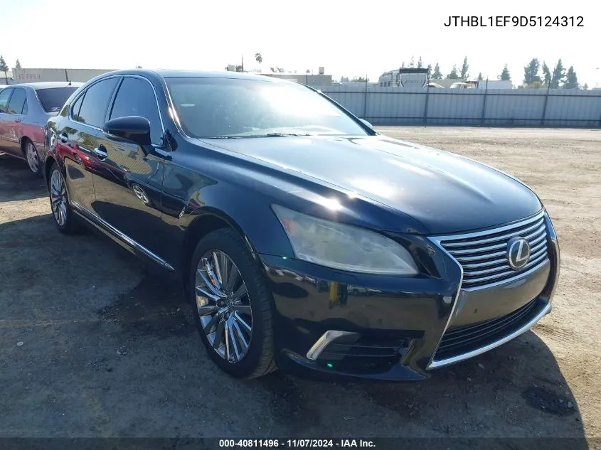 2013 Lexus Ls 460 VIN: JTHBL1EF9D5124312 Lot: 40811496