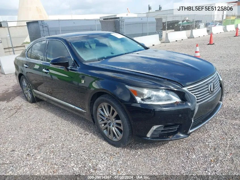 JTHBL5EF5E5125806 2014 Lexus Ls 460