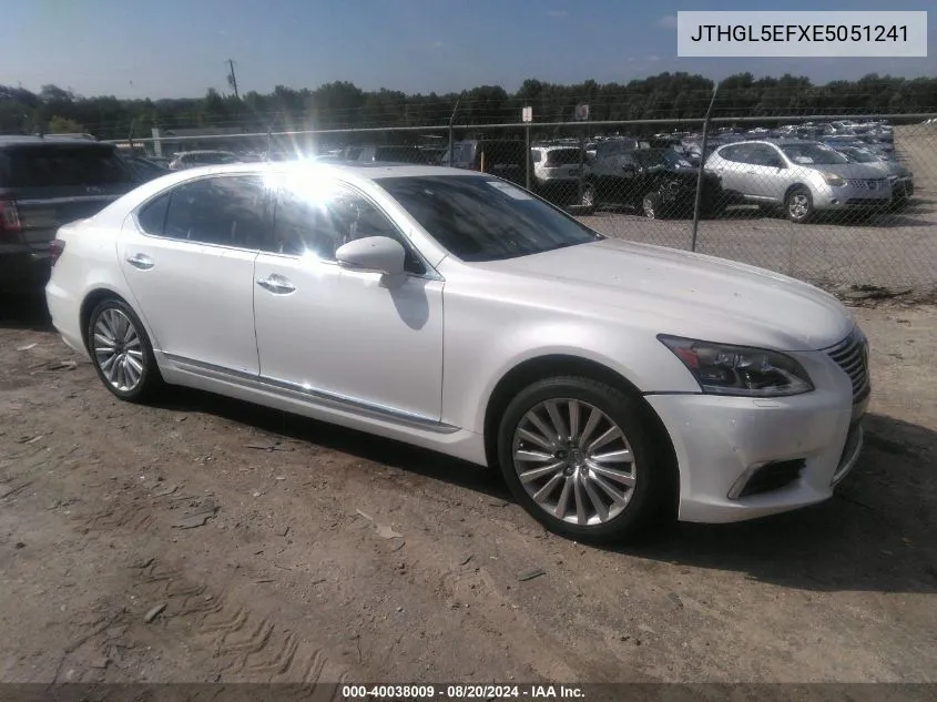 JTHGL5EFXE5051241 2014 Lexus Ls 460 L