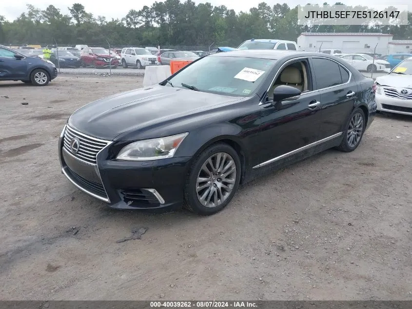 JTHBL5EF7E5126147 2014 Lexus Ls 460