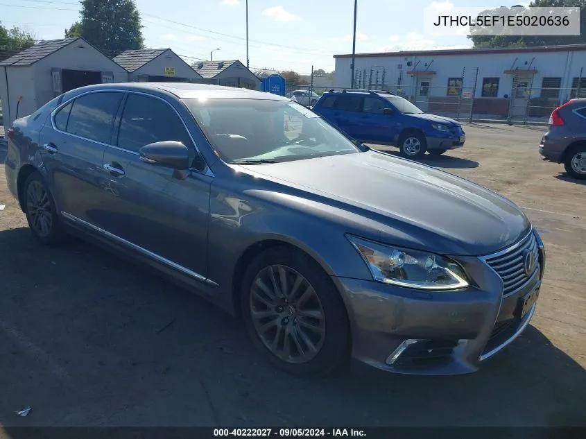 2014 Lexus Ls 460 VIN: JTHCL5EF1E5020636 Lot: 40222027