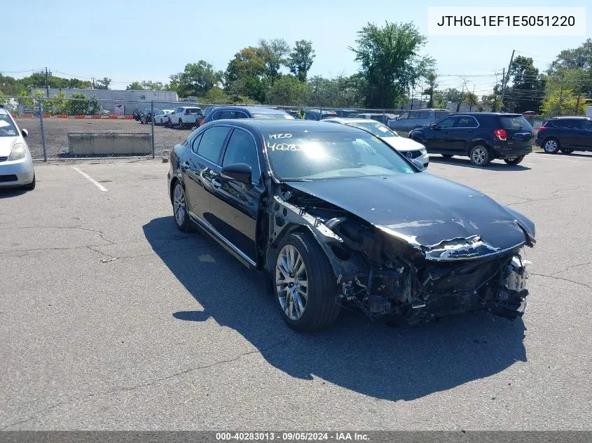 2014 Lexus Ls 460L VIN: JTHGL1EF1E5051220 Lot: 40283013