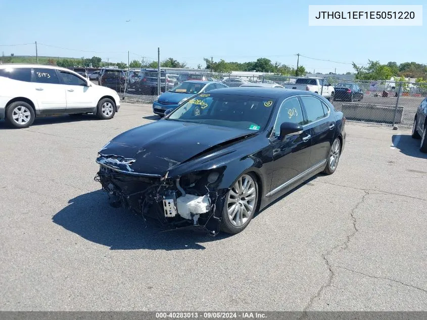 2014 Lexus Ls 460L VIN: JTHGL1EF1E5051220 Lot: 40283013