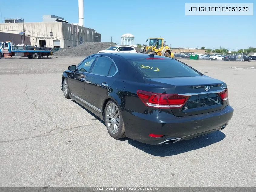 2014 Lexus Ls 460L VIN: JTHGL1EF1E5051220 Lot: 40283013