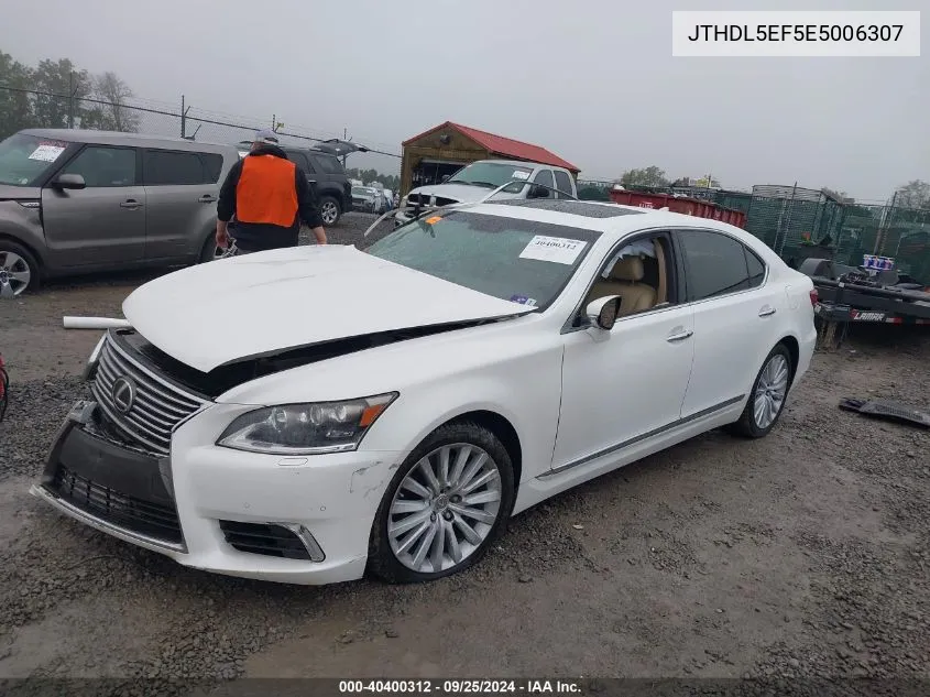 JTHDL5EF5E5006307 2014 Lexus Ls 460 L