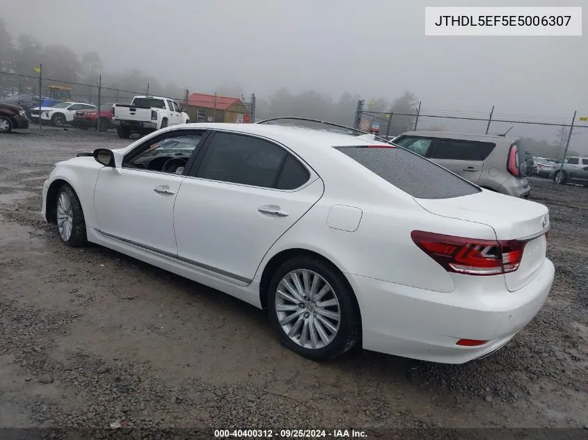 JTHDL5EF5E5006307 2014 Lexus Ls 460 L