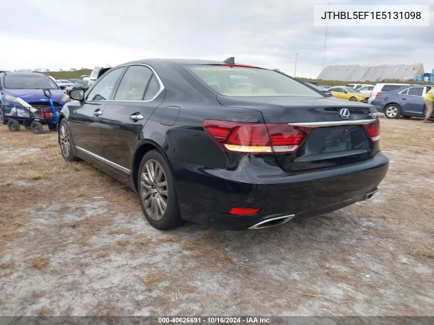 2014 Lexus Ls 460 VIN: JTHBL5EF1E5131098 Lot: 40626691