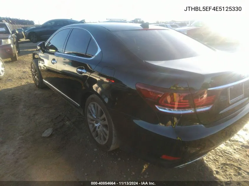 2014 Lexus Ls 460 VIN: JTHBL5EF4E5125330 Lot: 40854664