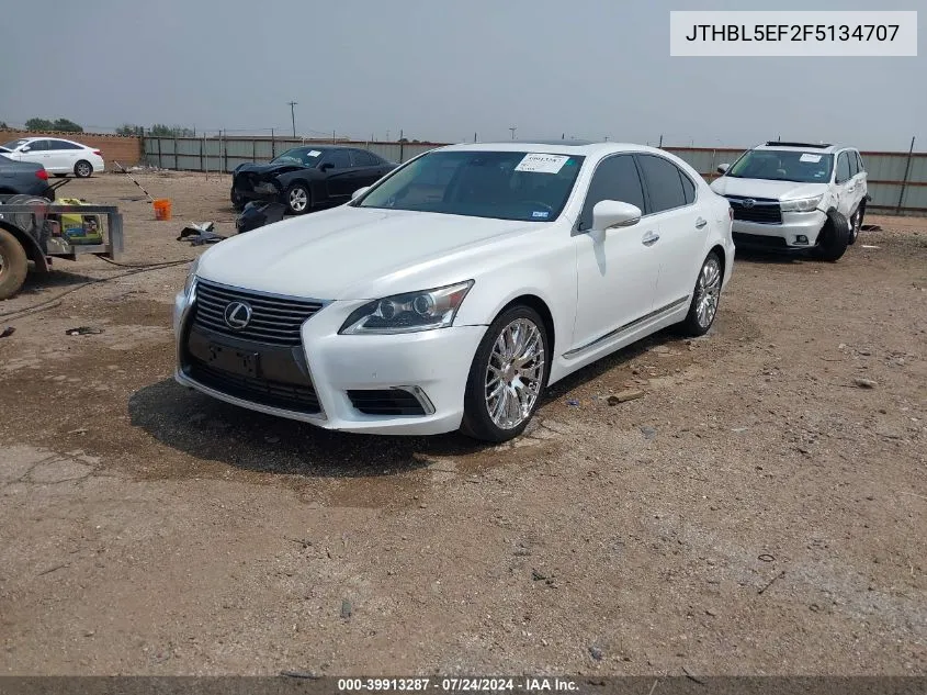 2015 Lexus Ls 460 VIN: JTHBL5EF2F5134707 Lot: 39913287