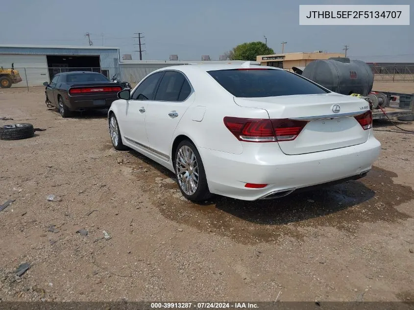 2015 Lexus Ls 460 VIN: JTHBL5EF2F5134707 Lot: 39913287