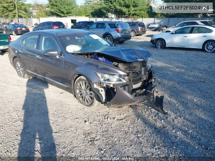 JTHCL5EF2F5024924 2015 Lexus Ls 460