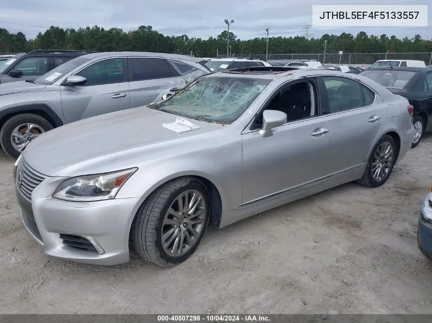 2015 Lexus Ls 460 VIN: JTHBL5EF4F5133557 Lot: 40507298