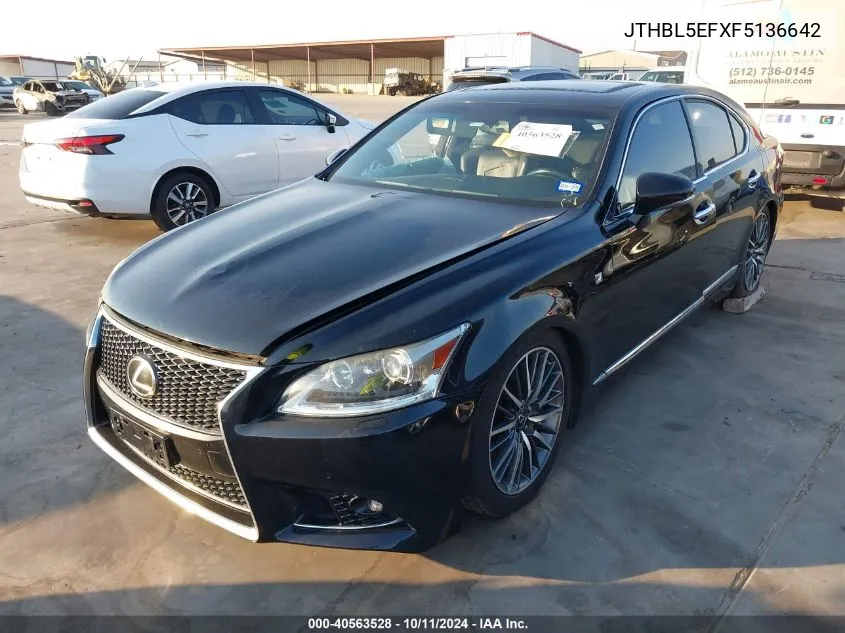 JTHBL5EFXF5136642 2015 Lexus Ls 460