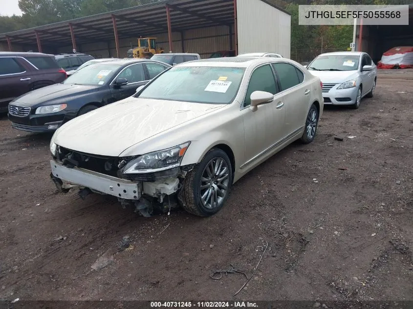 2015 Lexus Ls L VIN: JTHGL5EF5F5055568 Lot: 40731245