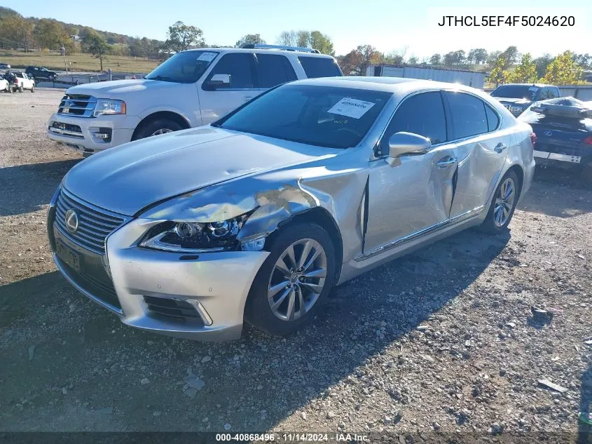 2015 Lexus Ls 460 VIN: JTHCL5EF4F5024620 Lot: 40868496