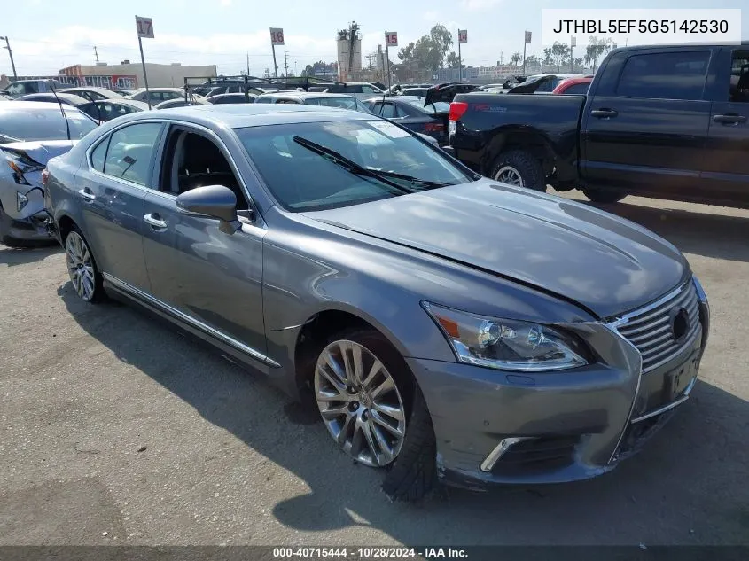 2016 Lexus Ls 460 VIN: JTHBL5EF5G5142530 Lot: 40715444