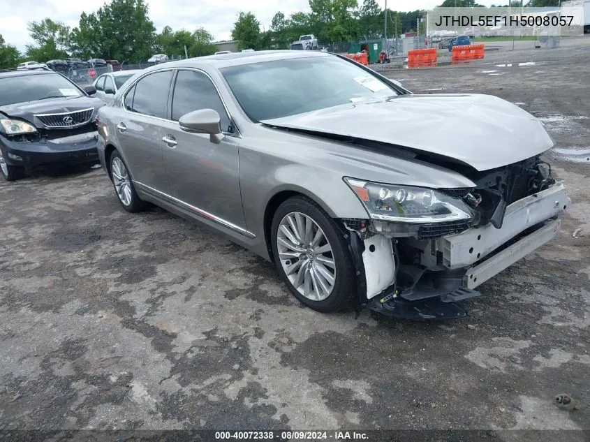 JTHDL5EF1H5008057 2017 Lexus Ls 460 L