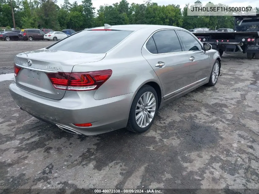 JTHDL5EF1H5008057 2017 Lexus Ls 460 L