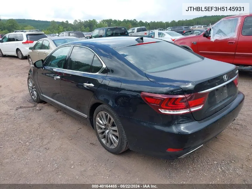 JTHBL5EF3H5145931 2017 Lexus Ls 460