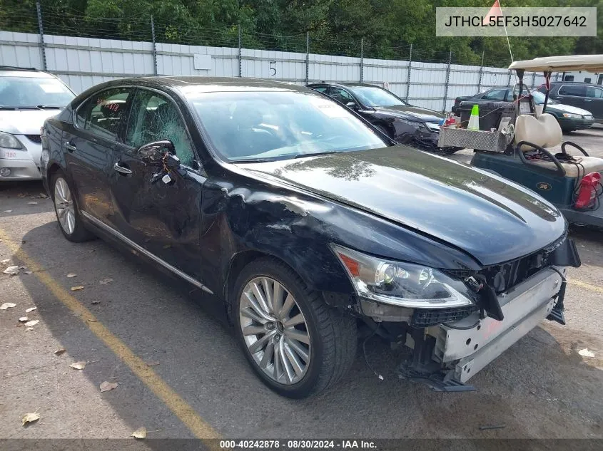 JTHCL5EF3H5027642 2017 Lexus Ls 460