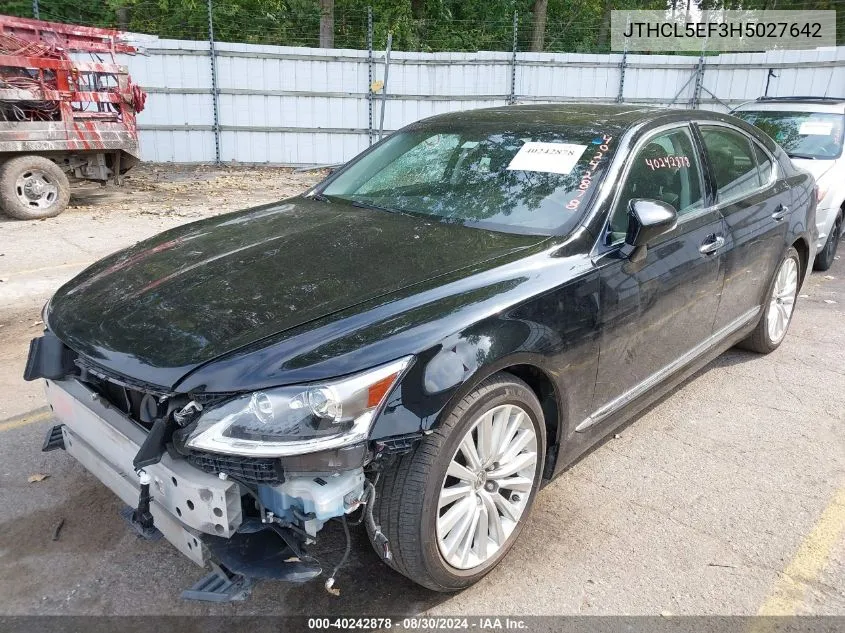 JTHCL5EF3H5027642 2017 Lexus Ls 460