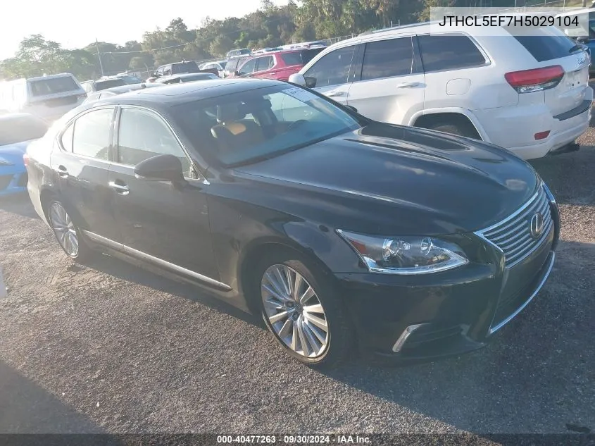 JTHCL5EF7H5029104 2017 Lexus Ls 460