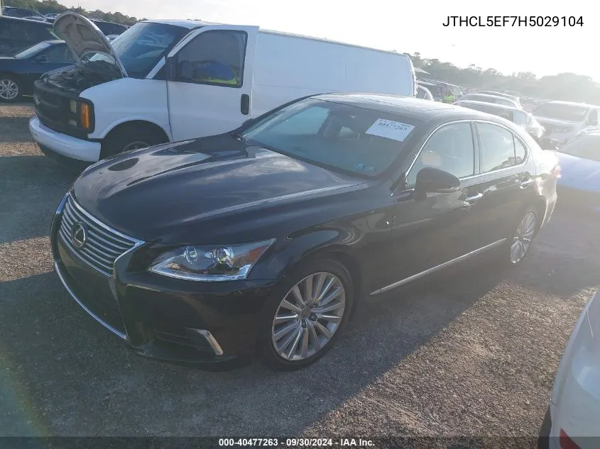 JTHCL5EF7H5029104 2017 Lexus Ls 460