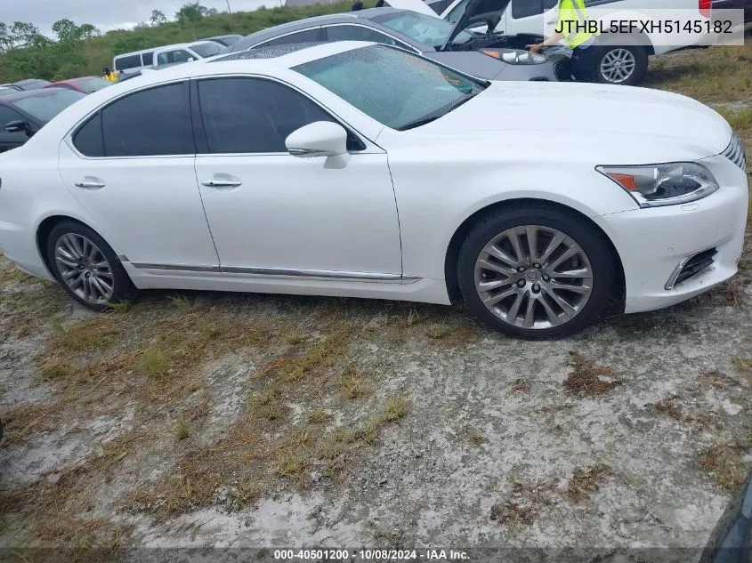 2017 Lexus Ls 460 VIN: JTHBL5EFXH5145182 Lot: 40501200