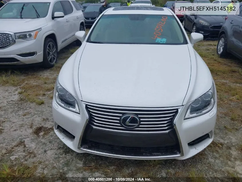 2017 Lexus Ls 460 VIN: JTHBL5EFXH5145182 Lot: 40501200