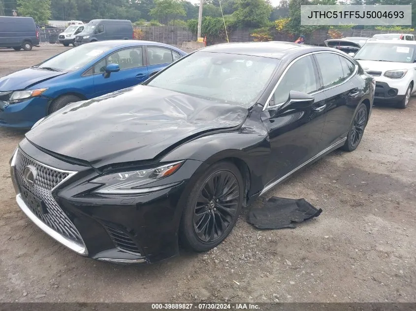 2018 Lexus Ls 500 VIN: JTHC51FF5J5004693 Lot: 39889827