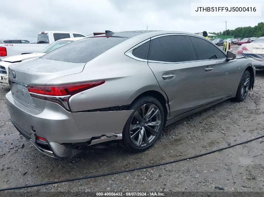 JTHB51FF9J5000416 2018 Lexus Ls 500 F Sport