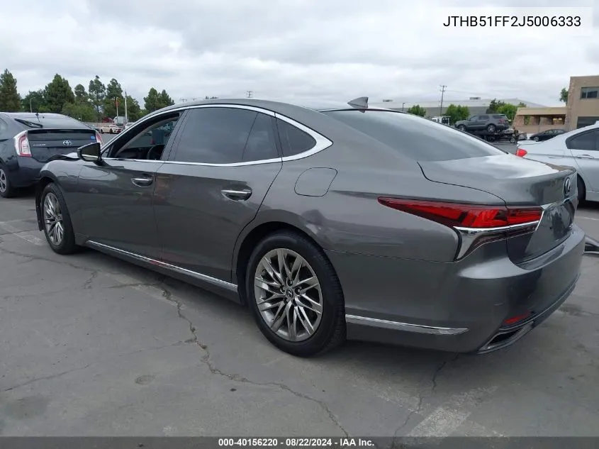 JTHB51FF2J5006333 2018 Lexus Ls 500