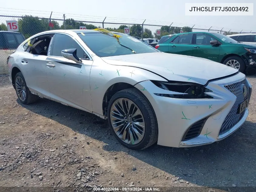 2018 Lexus Ls 500 500 VIN: JTHC5LFF7J5003492 Lot: 40322694