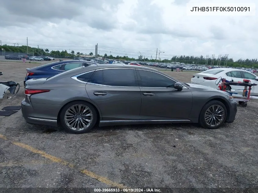 JTHB51FF0K5010091 2019 Lexus Ls 500