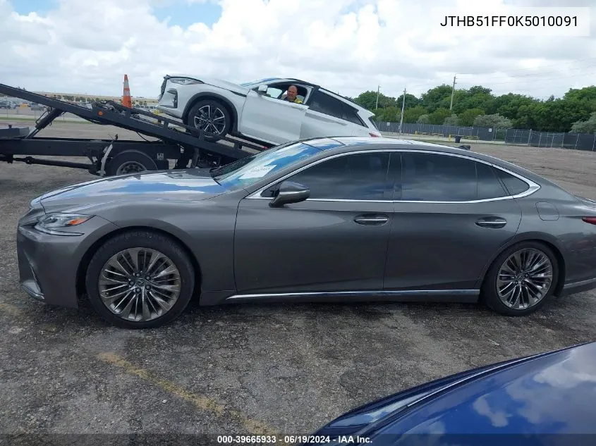 JTHB51FF0K5010091 2019 Lexus Ls 500