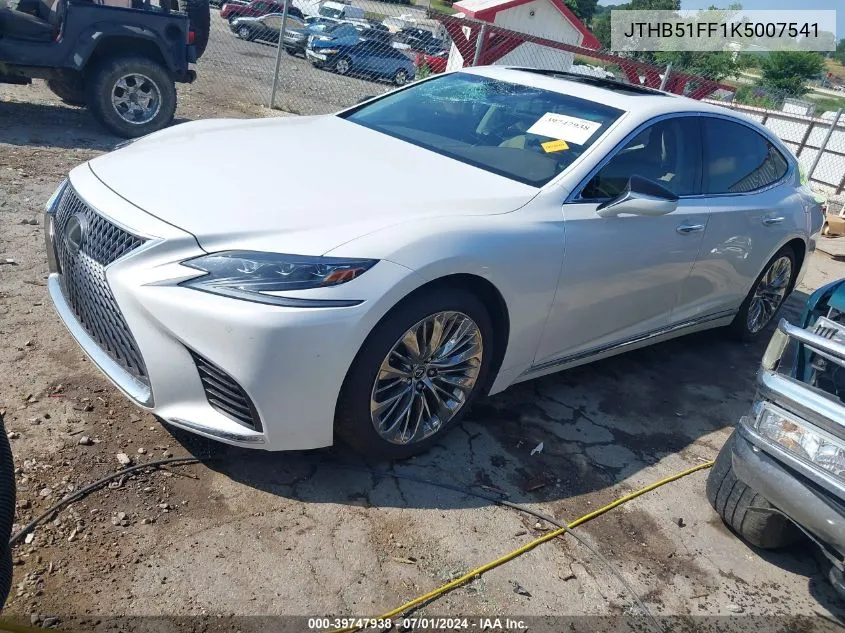 JTHB51FF1K5007541 2019 Lexus Ls 500