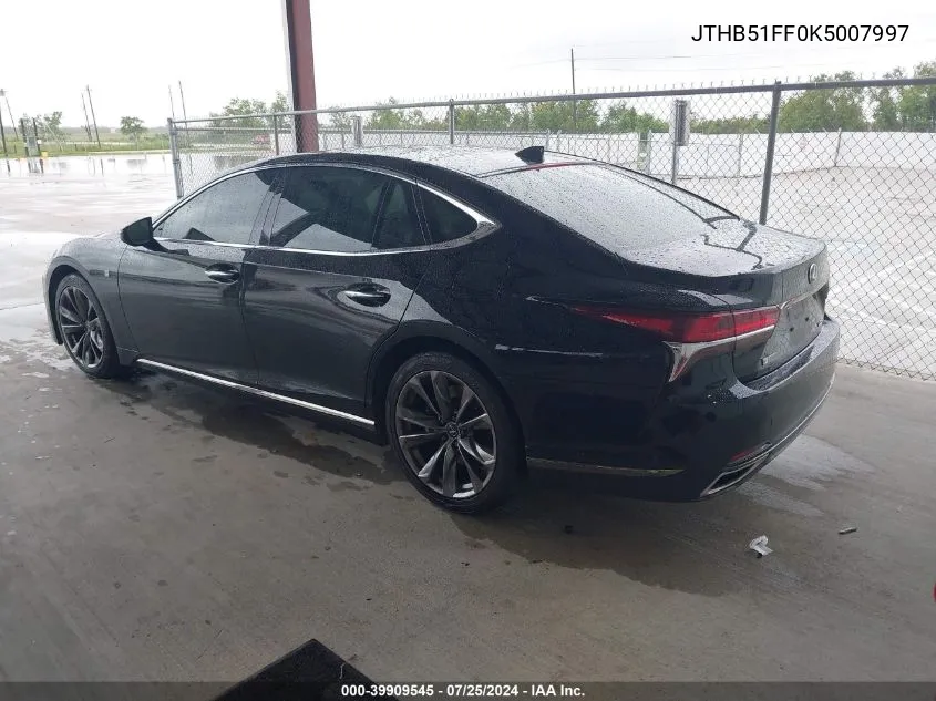 JTHB51FF0K5007997 2019 Lexus Ls 500 F Sport