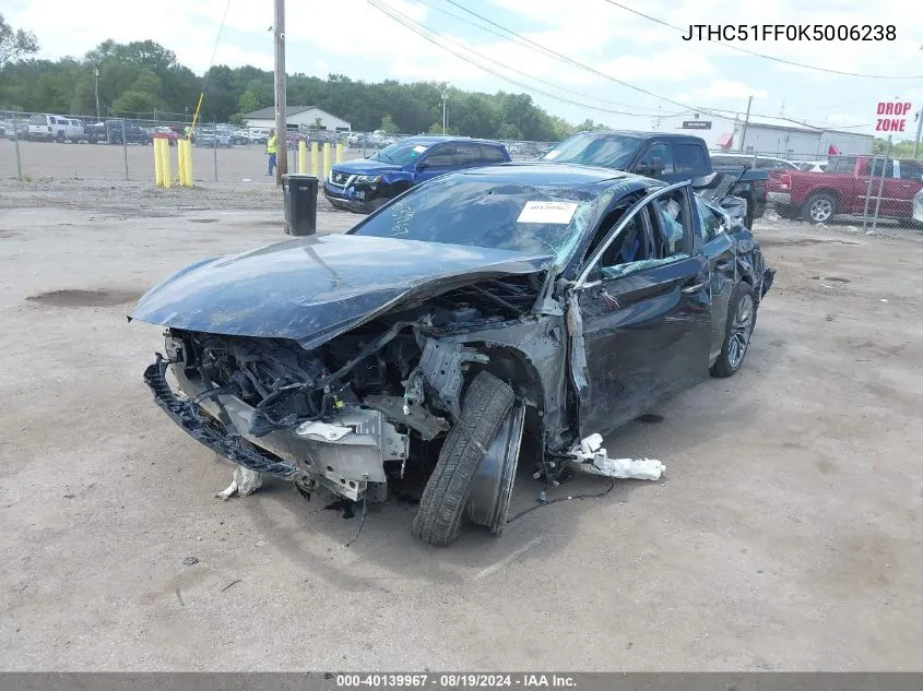 JTHC51FF0K5006238 2019 Lexus Ls 500