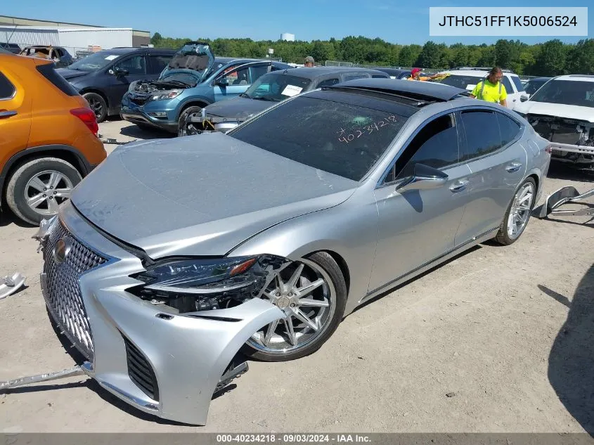 2019 Lexus Ls 500 VIN: JTHC51FF1K5006524 Lot: 40234218